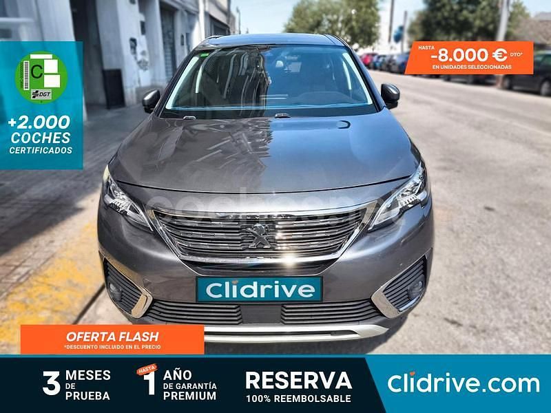 Gris / plata Usado 2019 Peugeot 5008 Allure Monovolumen | 13.990 € (Super precio) - Imagen 1/3