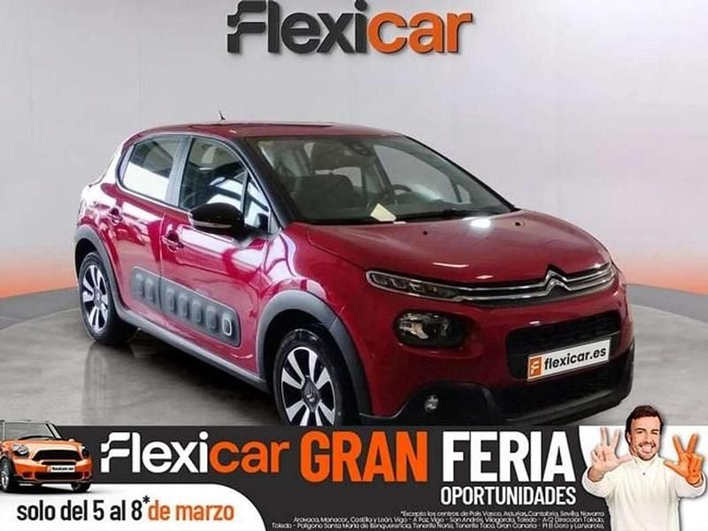 Usado Citroën C3 PureTech 82 CV (60 kW) 2018 Rojo Utilitario