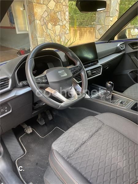 Usado Seat Leon FR 150 CV (110 kW) 2022 Azul Berlina
