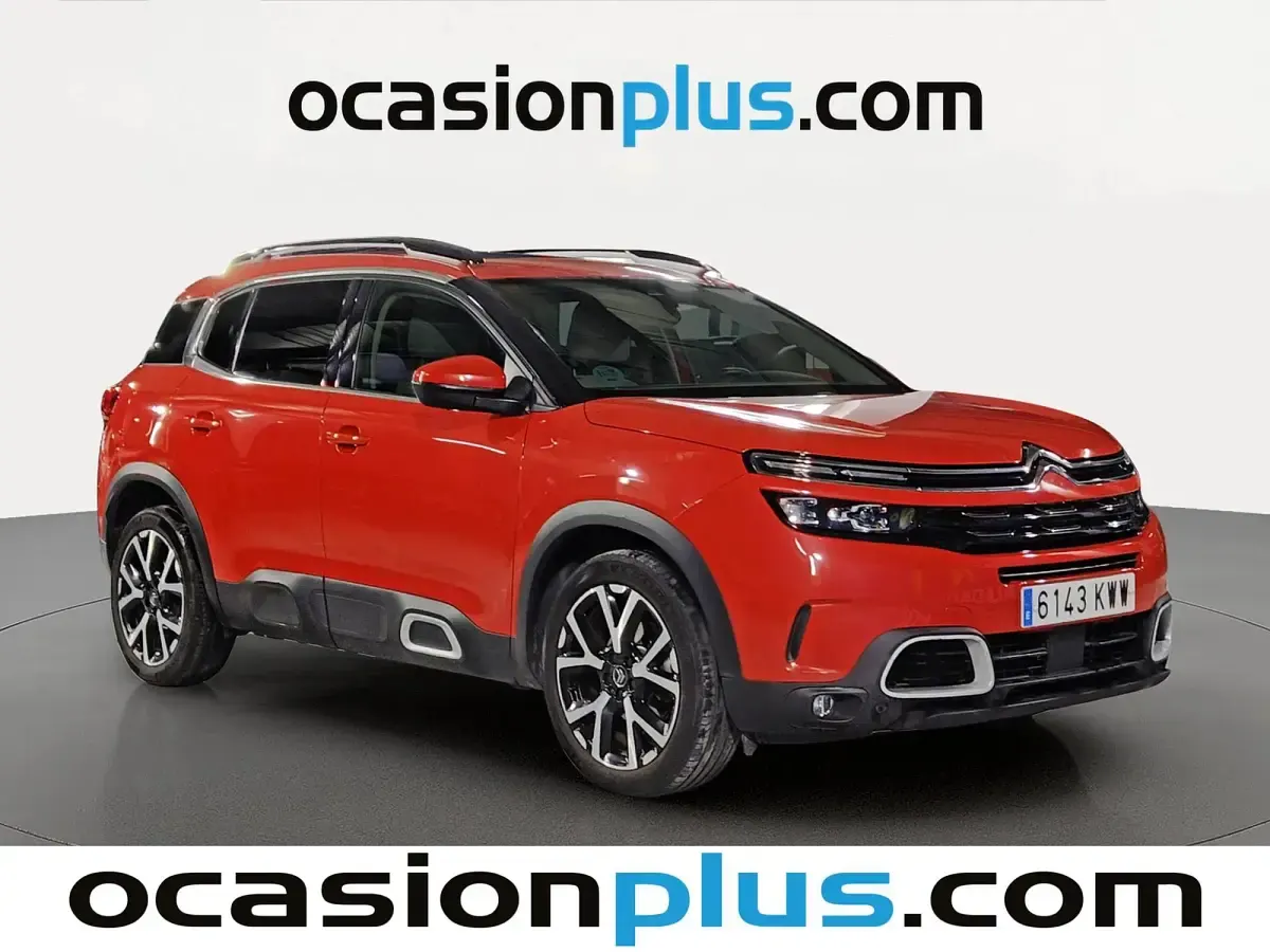 Usado Citroën C5 Aircross Shine 131 CV (96 kW) 2019 Rojo SUV