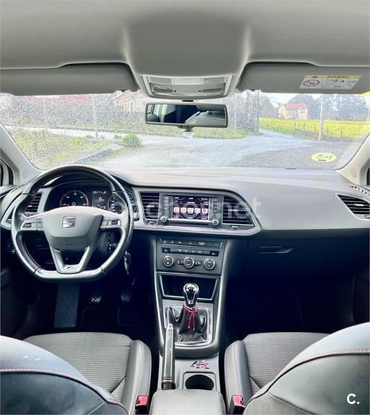 Usado Seat Leon SC FR 150 CV (110 kW) 2014 Blanco Utilitario