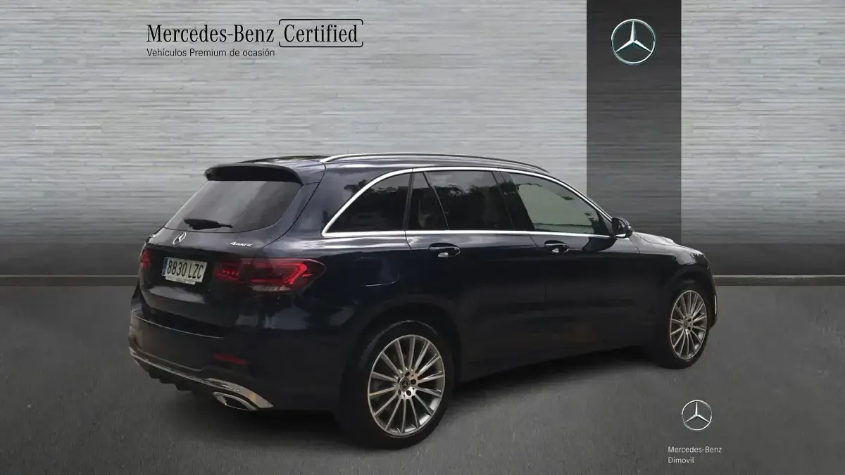 Usado Mercedes GLC220 194 CV (142 kW) 2022 Azul cavansita SUV