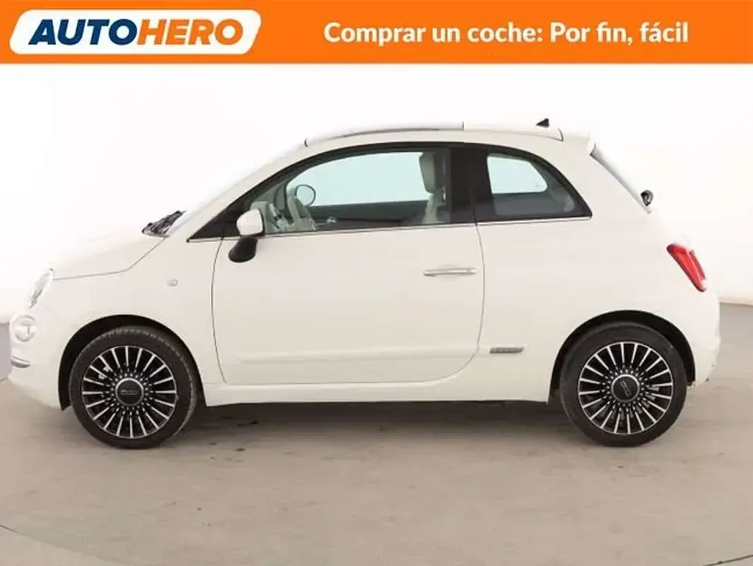 Usado Fiat 500 Lounge 69 CV (50 kW) 2017 Blanco Utilitario
