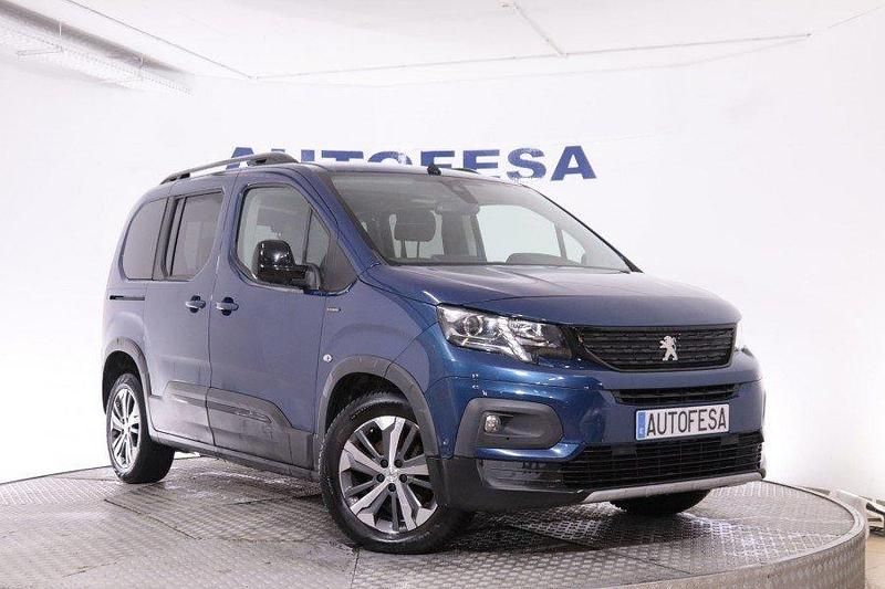 Usado Peugeot Rifter GT-line 130 CV (95 kW) 2019 Azul Monovolumen