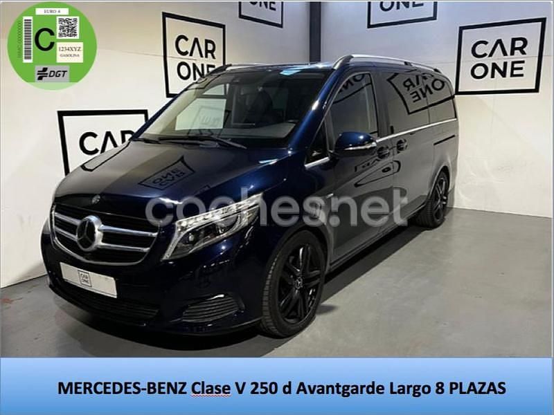 Azul Usado 2016 Mercedes V250 Avantgarde Monovolumen | 39.990 € (Precio justo) - Imagen 1/4