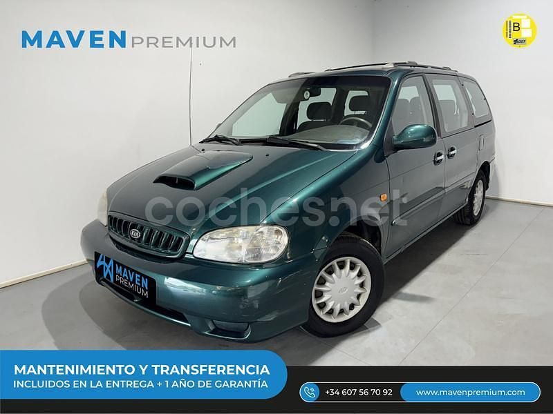Verde Usado 2001 Kia Carnival LX Monovolumen | 2899 € (Precio justo) - Imagen 1/4