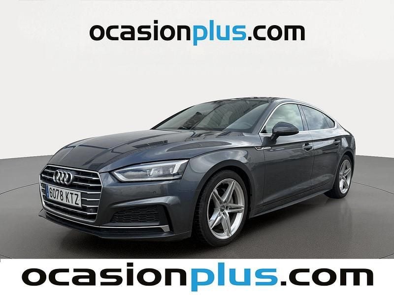 Usado Audi A5 Sportback S-Line 190 CV (139 kW) 2019 Gris Utilitario