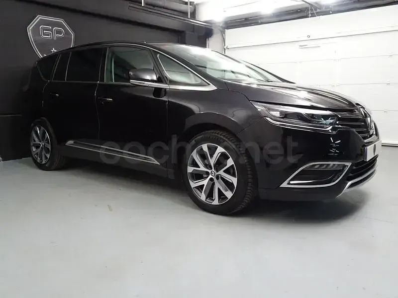 Usado Renault Espace Zen 160 CV (117 kW) 2016 Negro Monovolumen