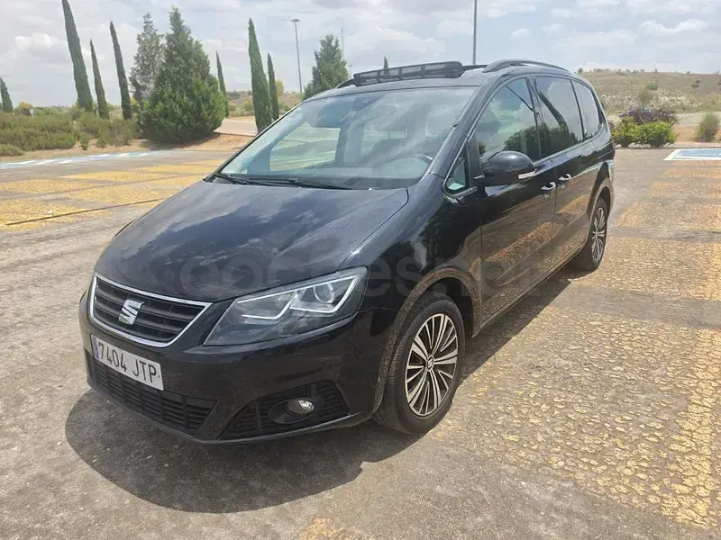 Usado Seat Alhambra 150 CV (110 kW) 2016 Negro Monovolumen