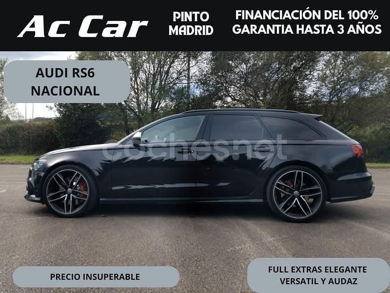 Usado Audi RS6 560 CV (411 kW) 2015 Negro Familiar