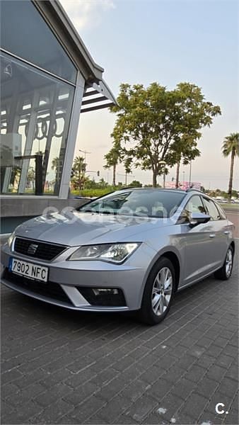 Gris / plata Usado 2018 Seat Leon ST Style Familiar | 9900 € (Buen precio) - Imagen 1/4
