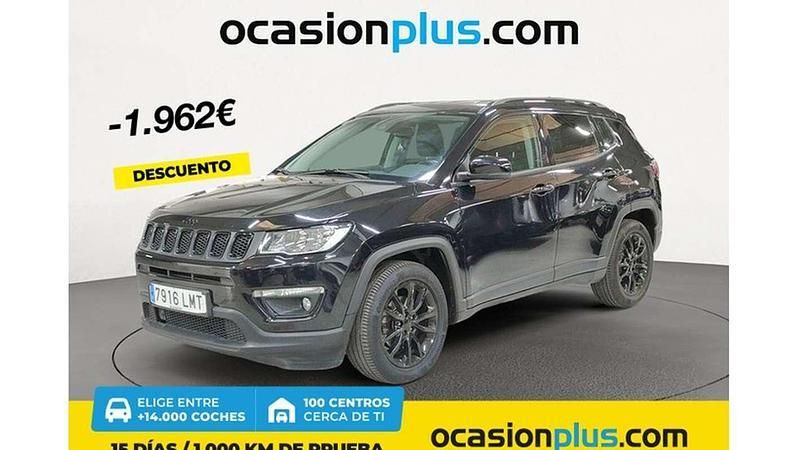Negro Usado 2021 Jeep Compass Night Eagle SUV | 17.810 € (Precio justo) - Imagen 1/4