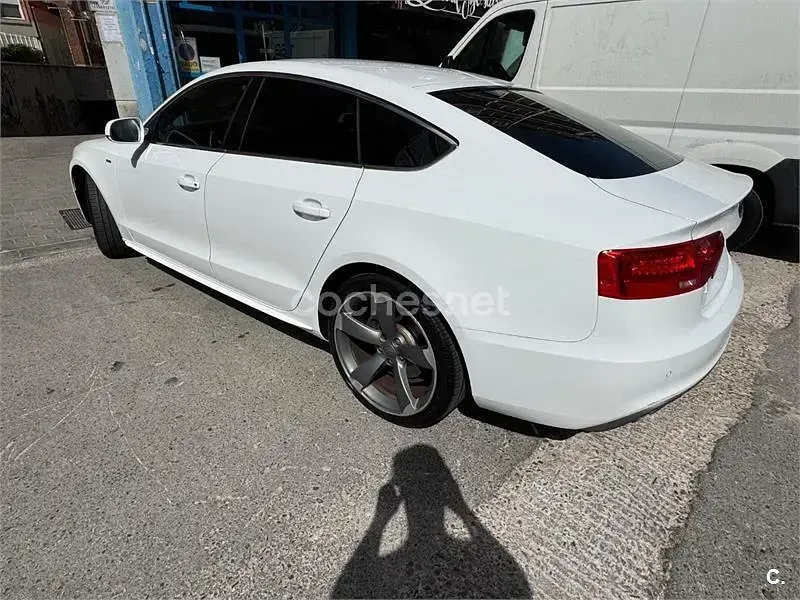 Usado Audi A5 Sportback S-Line 150 CV (110 kW) 2013 Blanco Utilitario