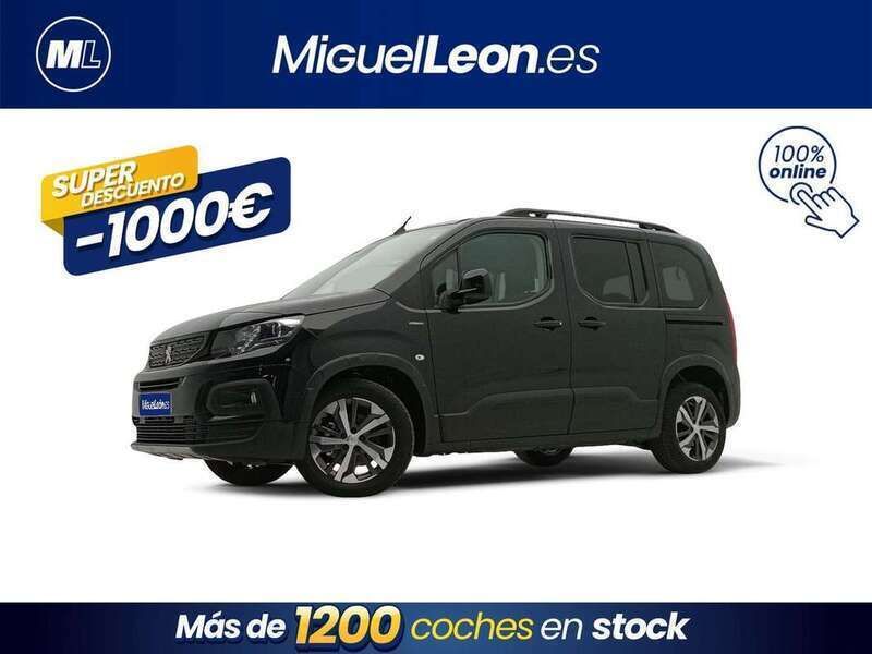 Negro Usado 2019 Peugeot Rifter GT-line Monovolumen | 16.985 € (Precio justo) - Imagen 1/3
