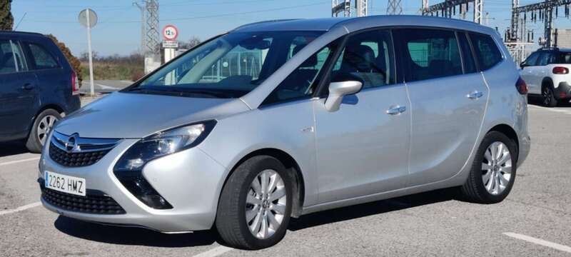 Gris Usado 2012 Opel Zafira Tourer Selective Monovolumen | 9900 € (Precio justo) - Imagen 1/4
