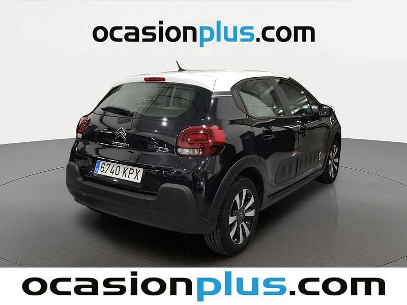 Usado Citroën C3 Feel 82 CV (60 kW) 2018 Negro Utilitario