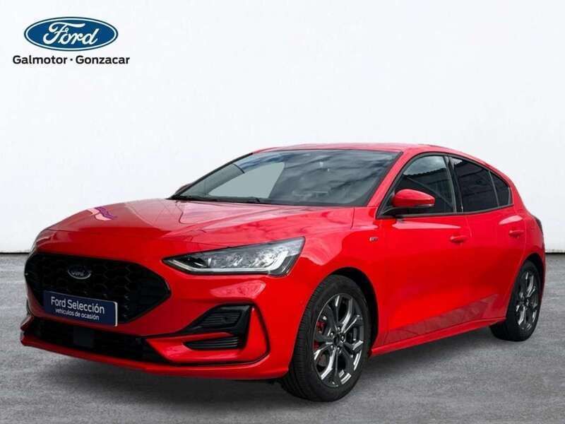 Rojo Usado 2024 Ford Focus ST-Line Berlina | 24.680 € (Precio justo) - Imagen 1/4