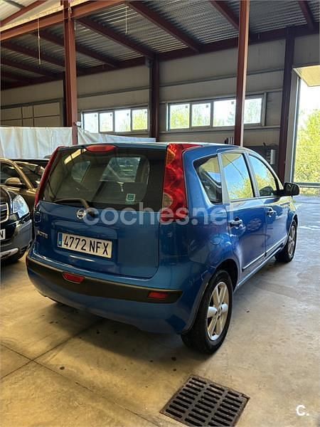 Begagnad Nissan Note Tekna 86 HK (63 kW) 2007 Blå Halvkombi