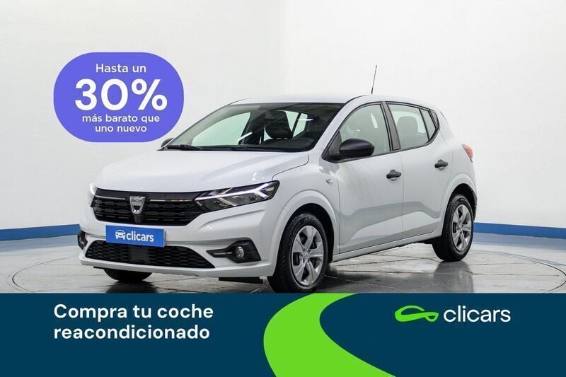 Blanco Usado 2021 Dacia Sandero Essentiel Utilitario | 11.290 € (Precio justo) - Imagen 1/4