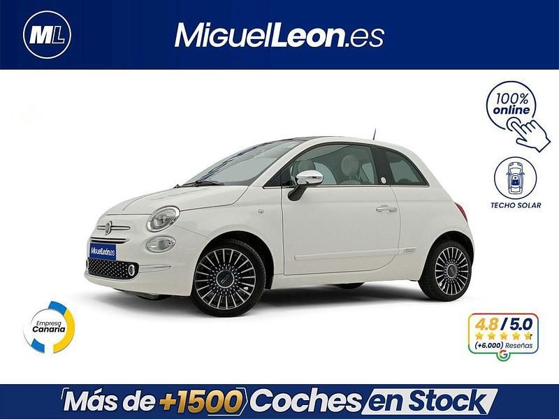 Blanco Usado 2018 Fiat 500 Mirror Utilitario | 8985 € (Buen precio) - Imagen 1/3