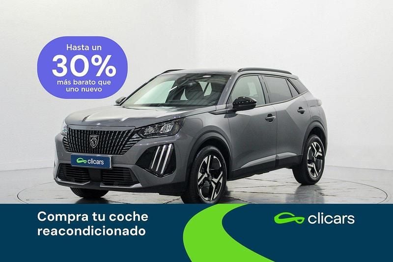Gris Usado 2024 Peugeot 2008 Allure SUV | 18.490 € (Precio justo) - Imagen 1/4