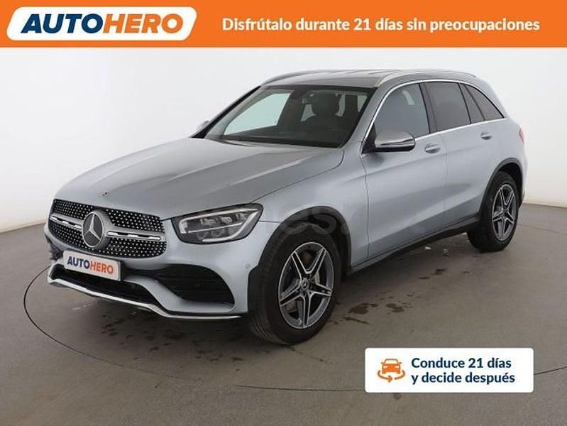 Gris Usado 2021 Mercedes GLC200 AMG line SUV | 38.199 € (Super precio) - Imagen 1/3