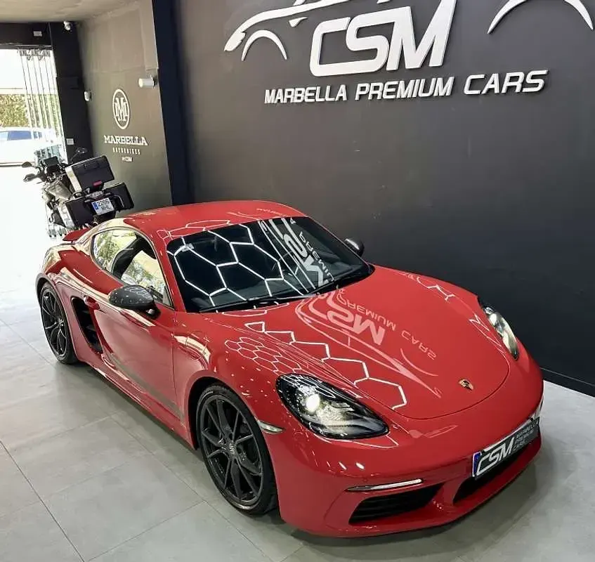 Usado Porsche Cayman 299 CV (219 kW) 2019 Rojo Coupe