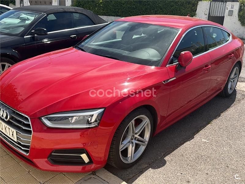 Usado Audi A5 Sportback 150 CV (110 kW) 2019 Rojo Utilitario