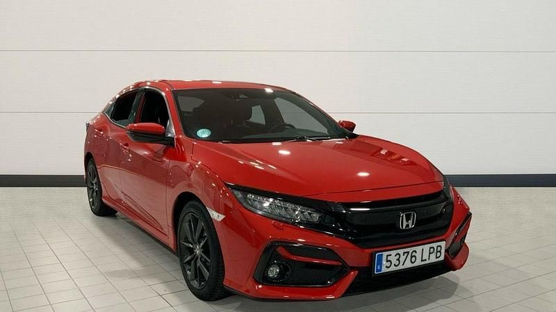 Rojo Usado 2021 Honda Civic Elegance Utilitario | 22.500 € (Precio justo) - Imagen 1/1