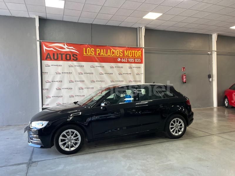 Usado Audi A3 110 CV (80 kW) 2016 Negro Berlina