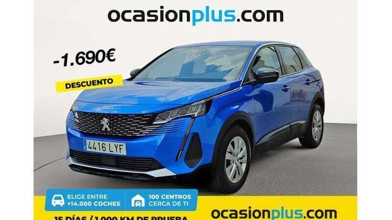Azul Usado 2022 Peugeot 3008 Access Monovolumen | 16.900 € (Precio justo) - Imagen 1/4
