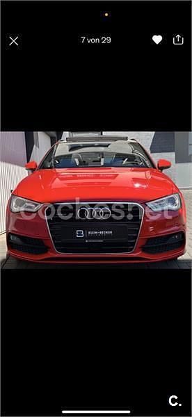 Usado Audi A3 Ambiente 150 CV (110 kW) 2013 Rojo Berlina