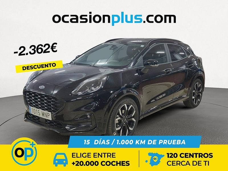 Negro Usado 2024 Ford Puma ST-Line X SUV | 19.390 € (Precio justo) - Imagen 1/4