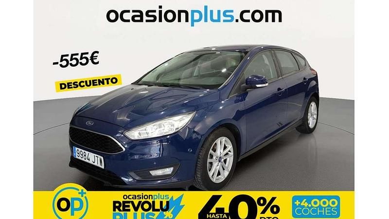 Usado Ford Focus Trend+ 125 CV (91 kW) 2016 Azul Utilitario