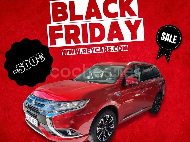 Granate Usado 2016 Mitsubishi Outlander P-HEV SUV | 17.990 € (Precio justo) - Imagen 1/4
