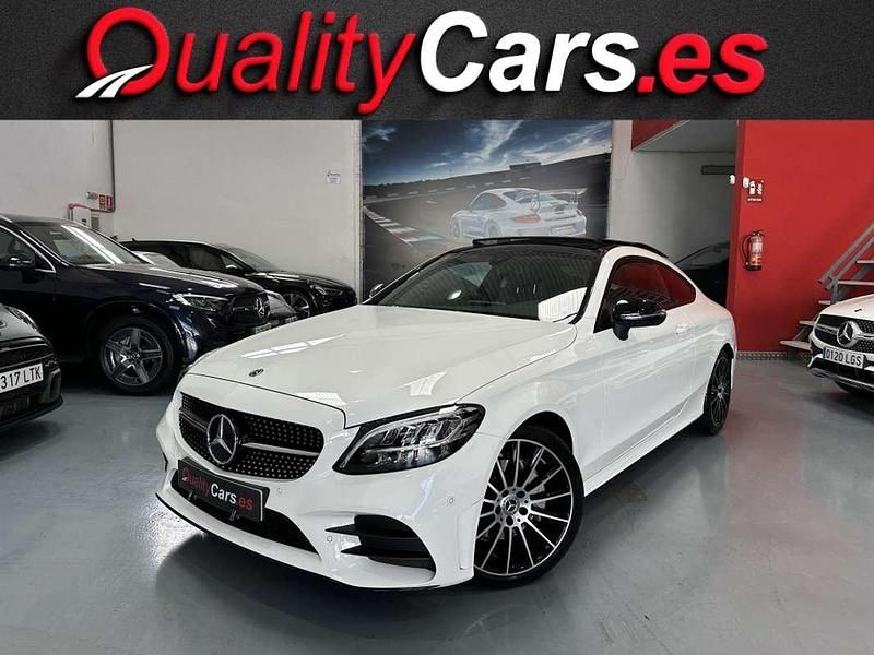 Blanco Usado 2021 Mercedes C220 Berlina | 41.400 € (Un poco caro) - Imagen 1/4