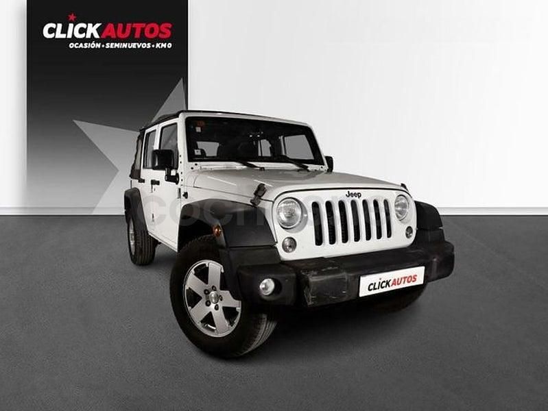 Usado Jeep Wrangler Unlimited Sport 200 CV (147 kW) 2018 Blanco SUV