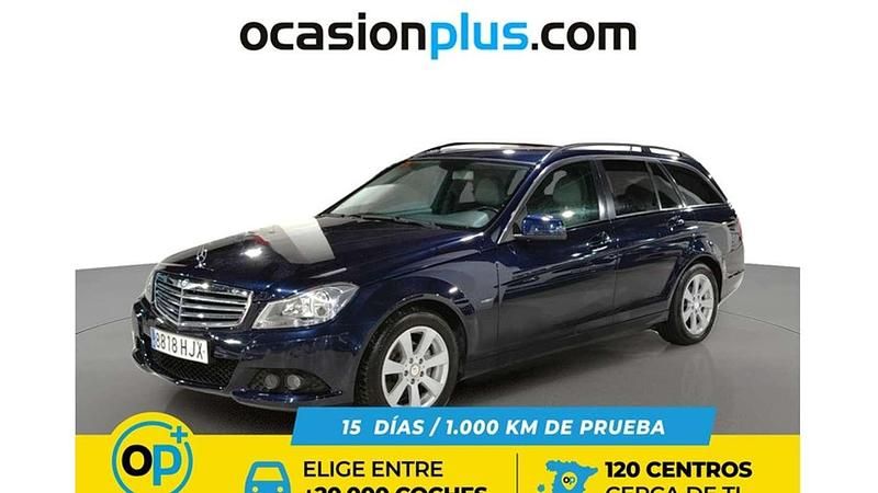 Usado Mercedes C200 136 CV (100 kW) 2012 Azul Familiar