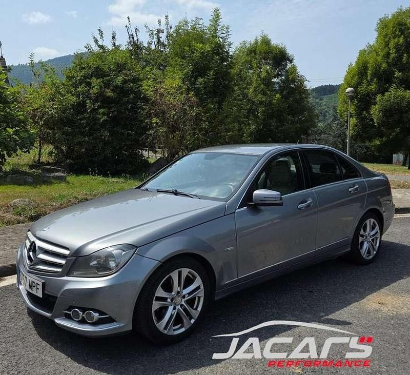 Gris Usado 2012 Mercedes C200 Berlina | 9750 € (Precio justo) - Imagen 1/4