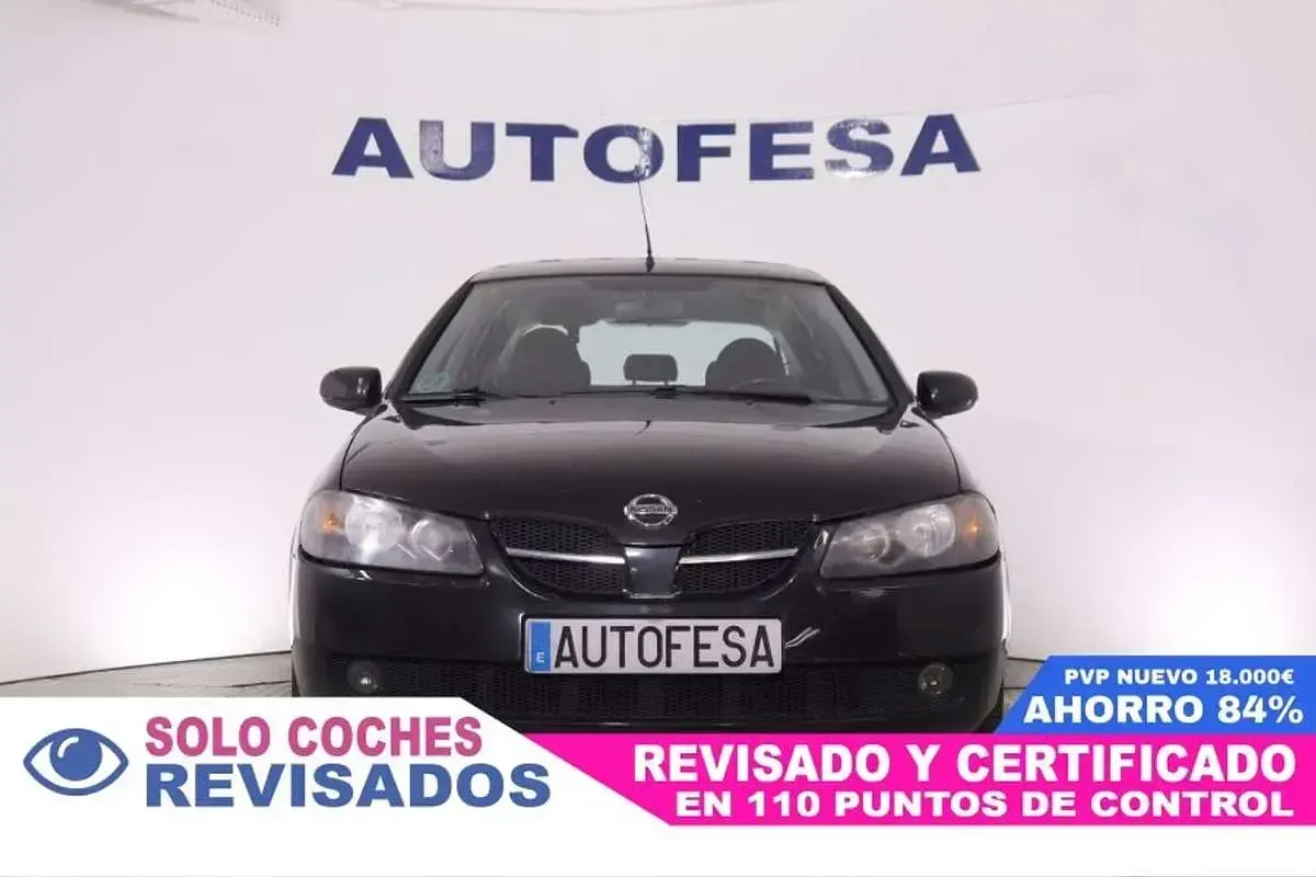 Usado Nissan Almera Visia 98 CV (72 kW) 2006 Negro Utilitario