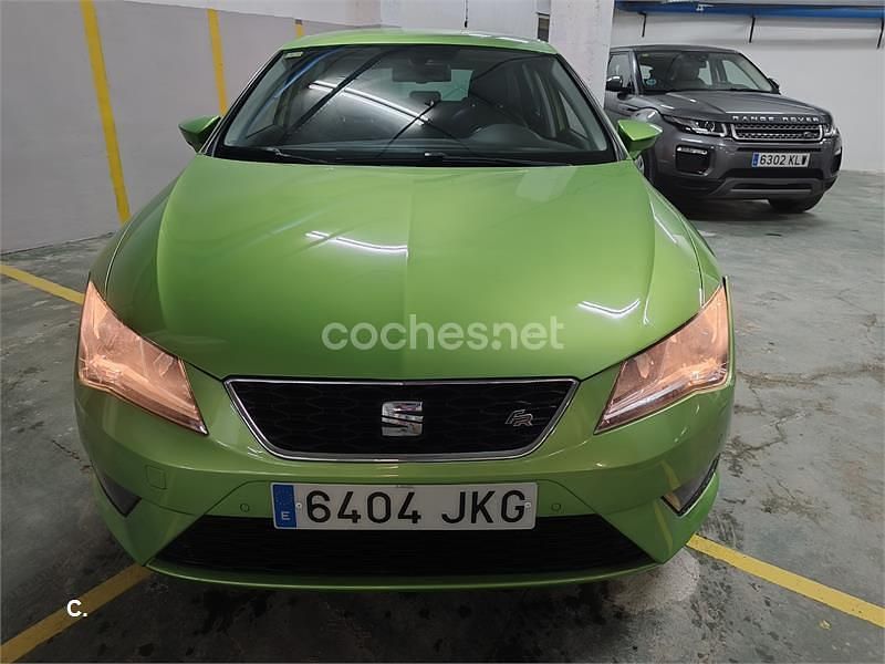 Usado Seat Leon Style 150 CV (110 kW) 2015 Verde Berlina