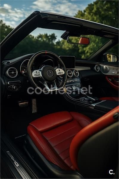 Usado Mercedes C43 AMG 390 CV (286 kW) 2017 Gris / plata Coupe