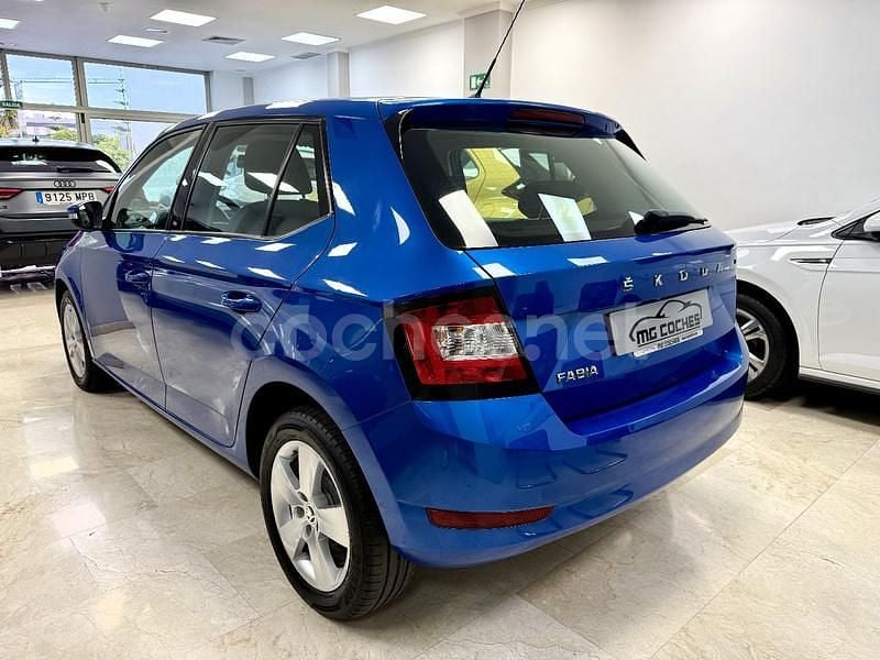 Brugt Skoda Fabia Ambition 95 HK (69 kW) 2021 Blå Sedan