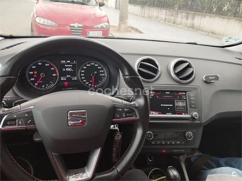 Usado Seat Ibiza FR 110 CV (80 kW) 2017 Negro Berlina