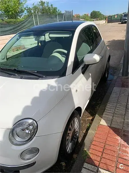Usado Fiat 500 69 CV (50 kW) 2013 Blanco Berlina