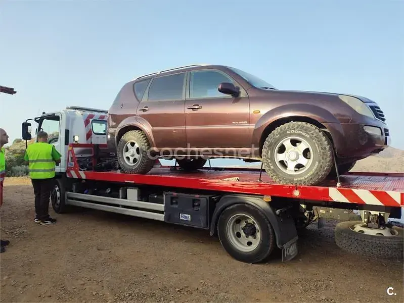Usado SsangYong Rexton 120 CV (88 kW) 2004 Granate SUV