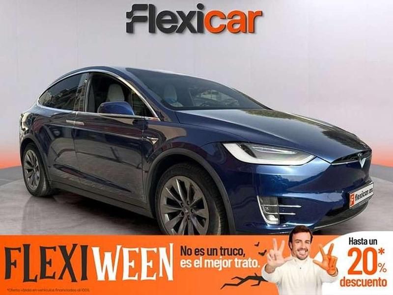 Azul Usado 2019 Tesla Model X SUV | 42.190 € (Precio justo) - Imagen 1/4
