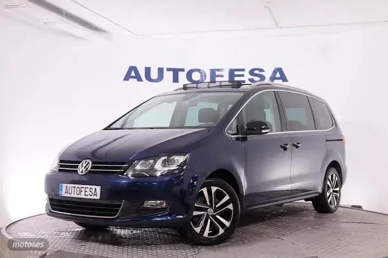 Azul Usado 2019 VW Sharan Monovolumen | 23.750 € (Precio justo) - Imagen 1/4