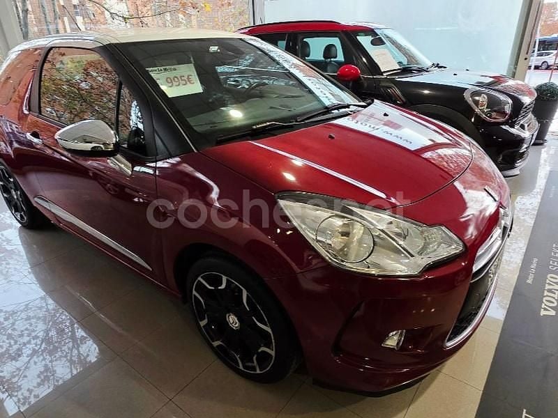 Usado Citroën DS3 120 CV (88 kW) 2011 Granate Berlina
