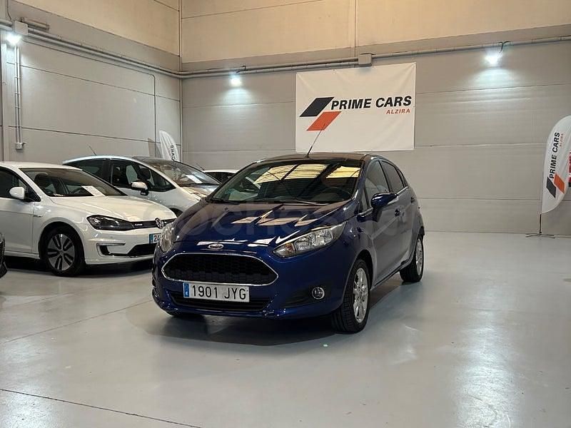 Azul Usado 2017 Ford Fiesta Trend Berlina | 7990 € (Buen precio) - Imagen 1/4